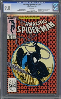 1988 "Amazing Spider-Man" #300 - Origin and First Full Appearance of Venom! - CGC NM/MT 9.8